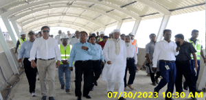 Parliament Public Accounts Committee visit at Coxs Bazar Station