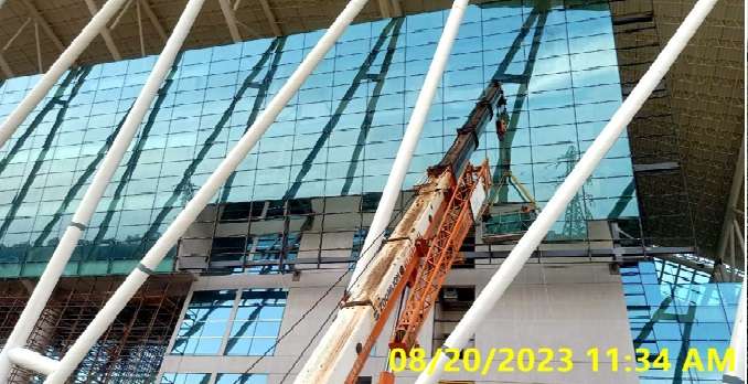 Exterior glazing Work for Iconic Building at Coxs Bazar Station