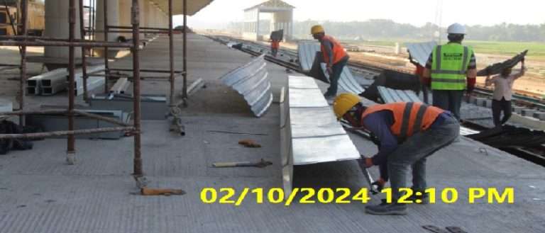 Platform No. 03 Super Structure Steel Fabrication Work at Coxs Bazar Station 1