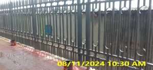 Fencing Painting works at Coxs Bazar Station Platform