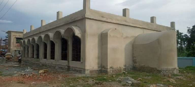 Mosque Outside plaster work completed at Coxs Bazar Residential Area