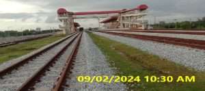 Top Ballasting Completed of Line No. 04 at Ramu Station