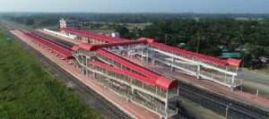 Top view of Chakaria Station