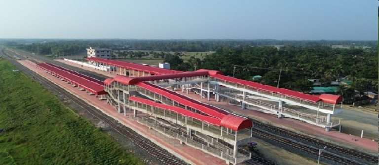 Top view of Chakaria Station